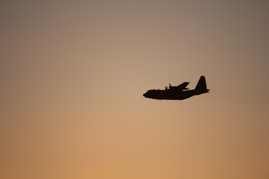 西の空