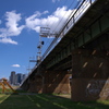 阪急電車　新淀川橋梁
