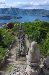 しまなみ海道の石仏山