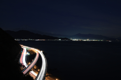 夜富士、薩埵峠