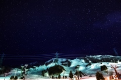 雪山（星空）