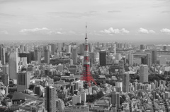 日の丸の東京タワー