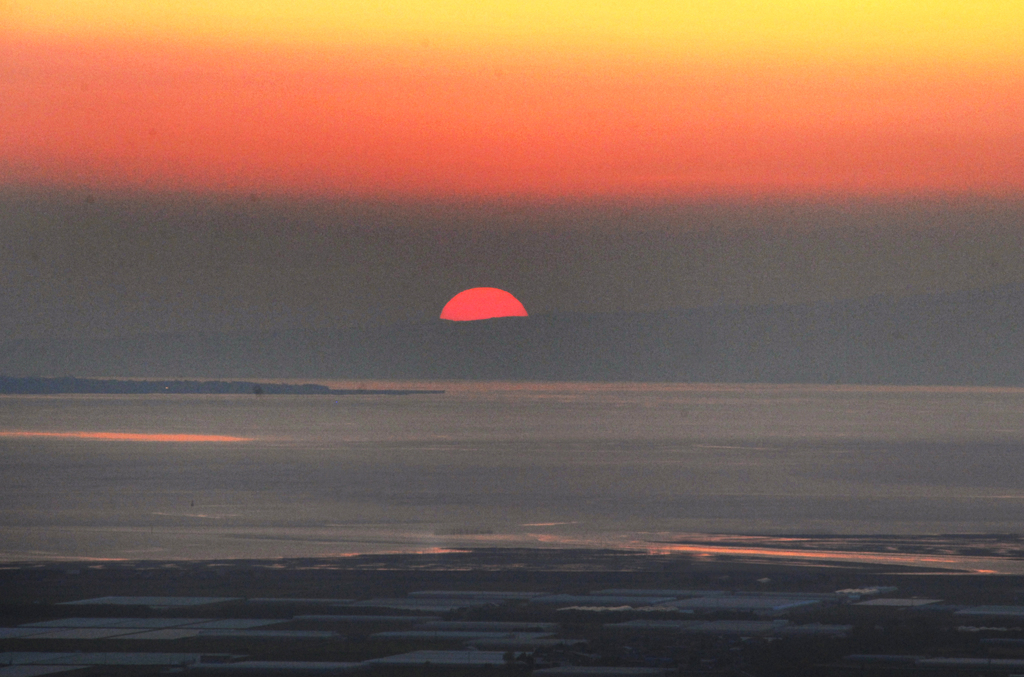 夕日
