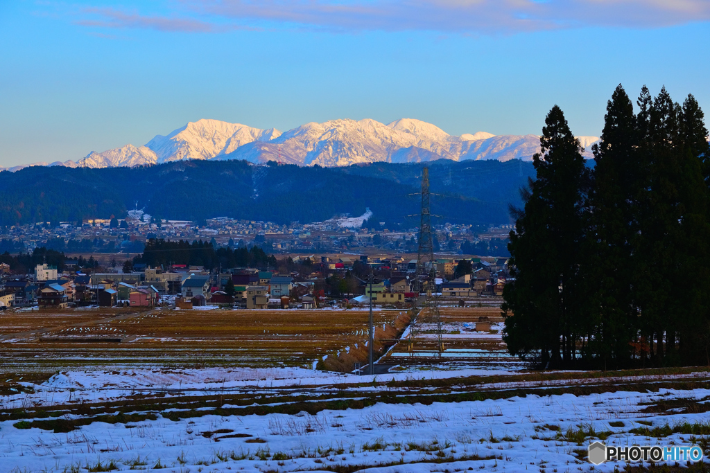 冬の夕暮れは早い