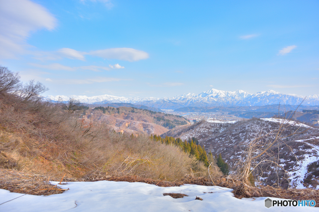 越後三山と奥只見の山々