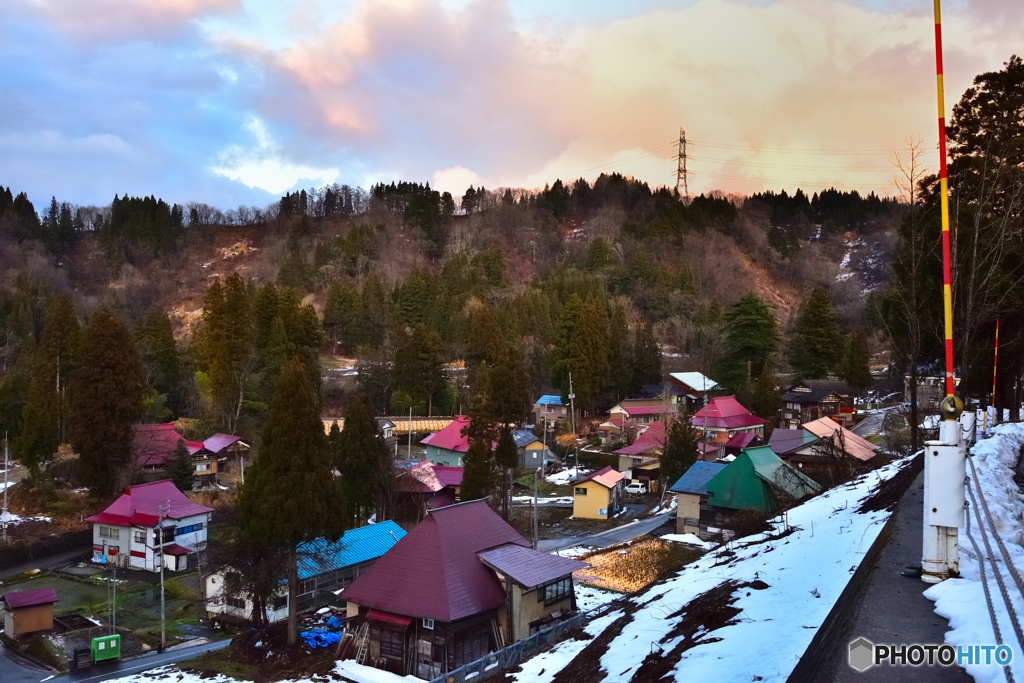 夕暮れ