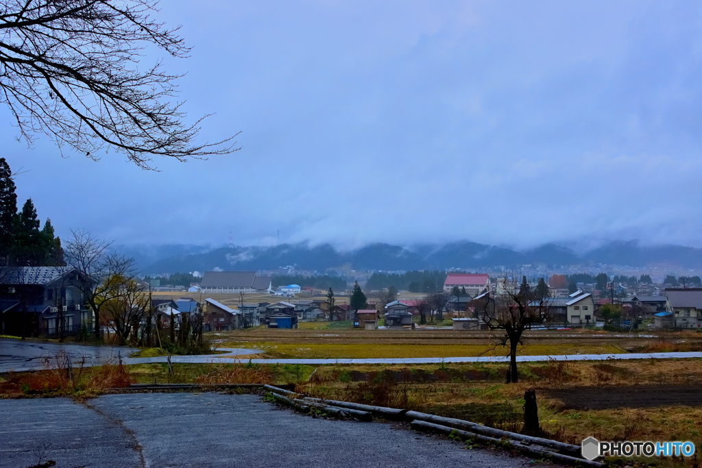 雪になりそう