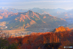飯士山と谷川連峰