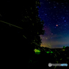 蛍と星空