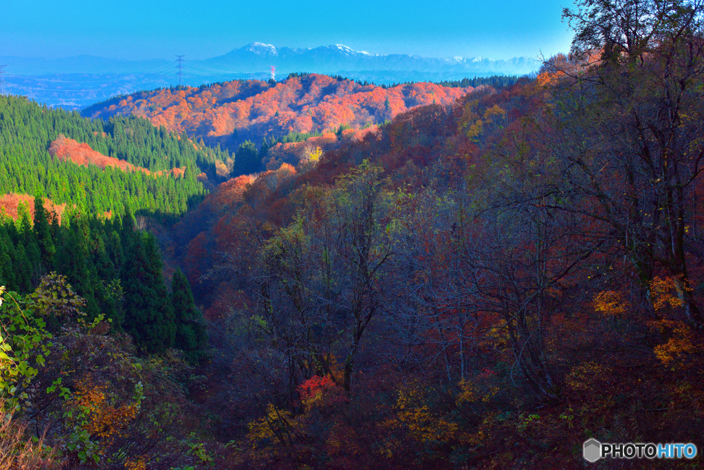 越後三山と里山