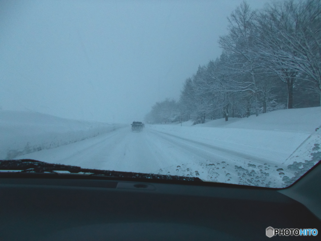 圧雪道路