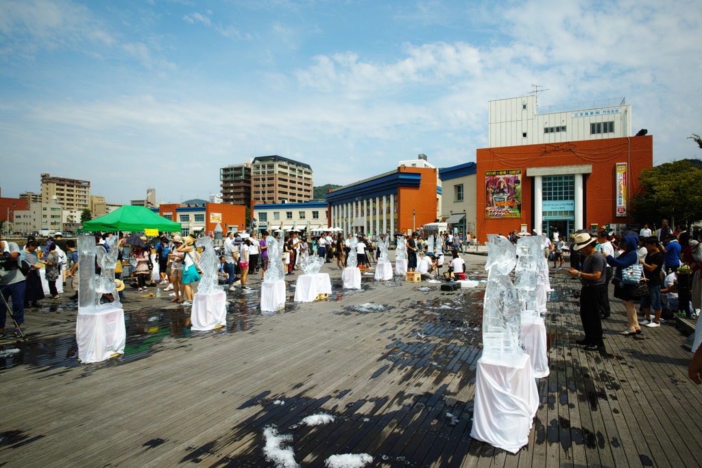 氷の彫刻大会