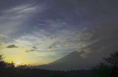 富士山の日の出２