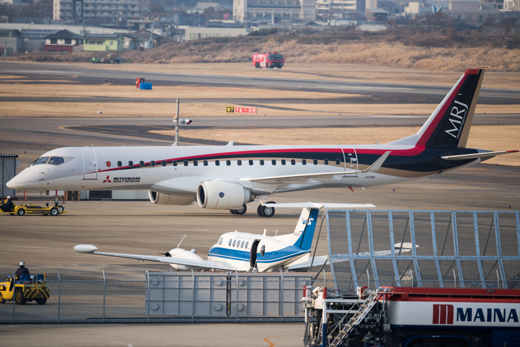 初見MRJ！