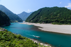 世界遺産の川。