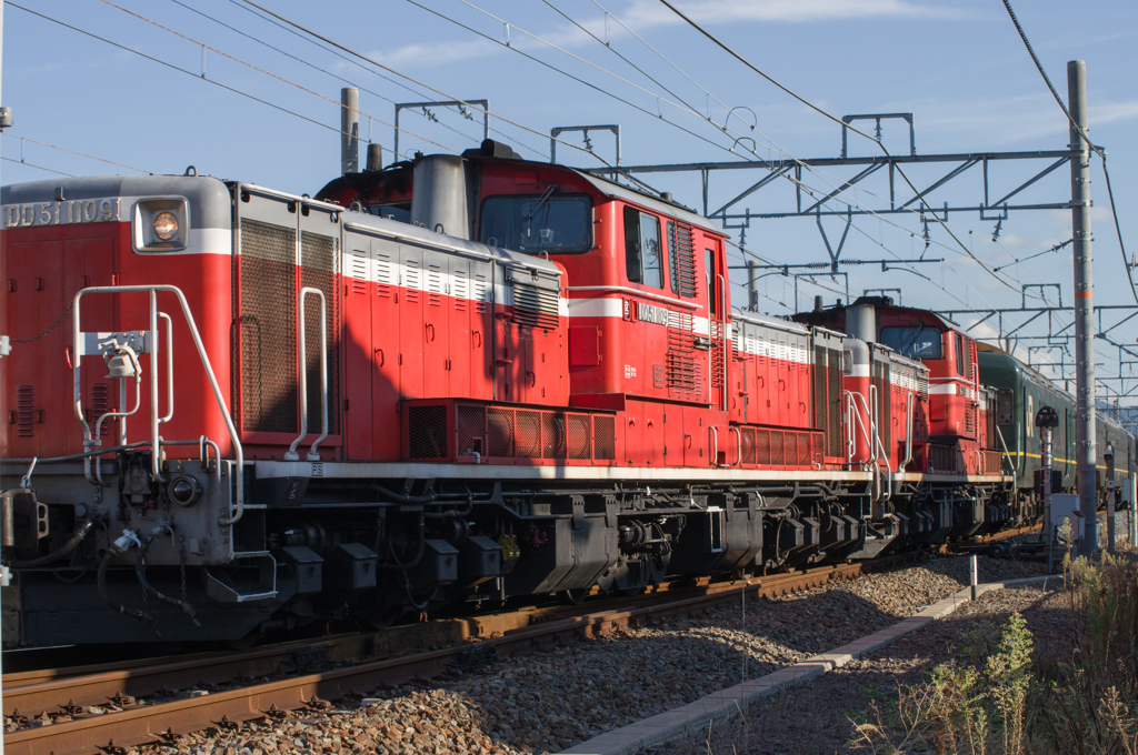 トワイライトエクスプレス（DD51重連）in和歌山
