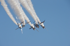 岐阜基地航空祭　ブルーインパルス予行③