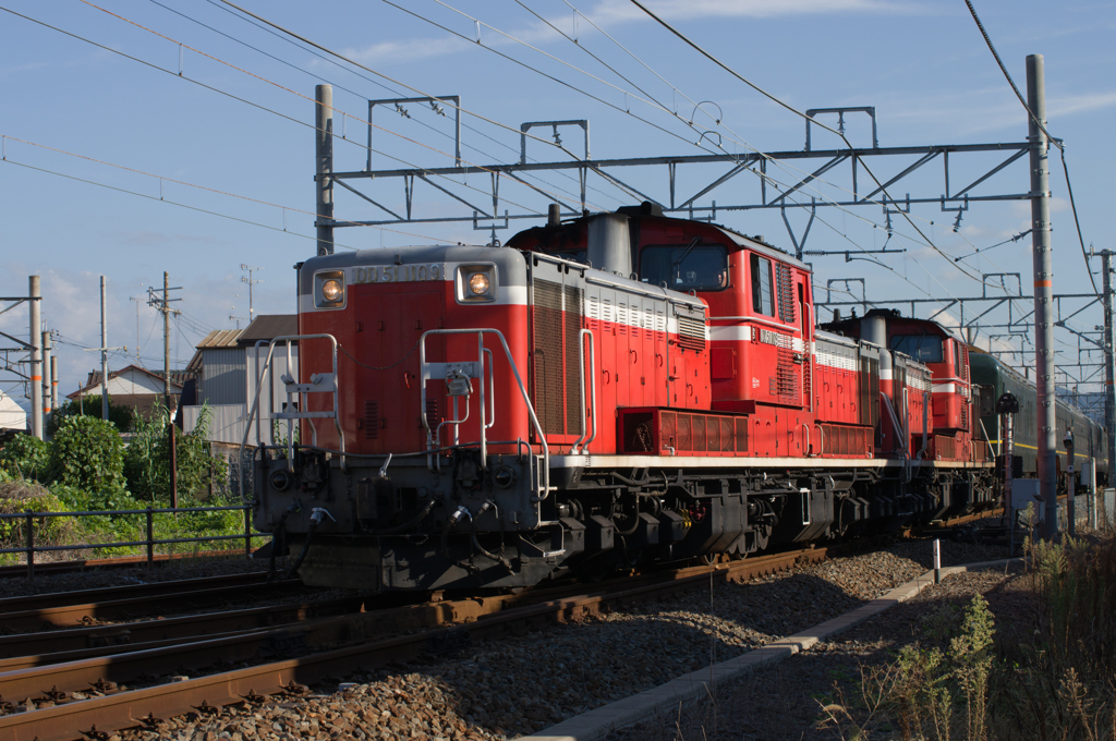 トワイライトエクスプレス（DD51重連）in和歌山2