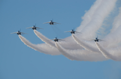 岐阜基地航空祭　ブルーインパルス　予行1