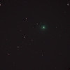 緑色に輝く彗星