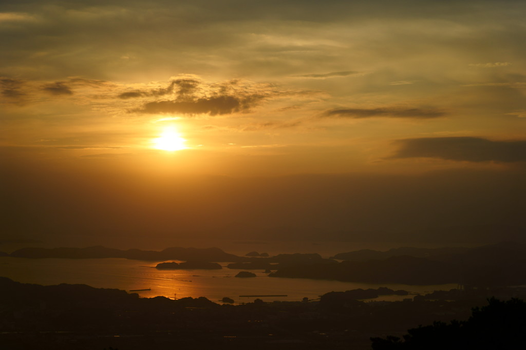 九十九島の夕焼け・その２