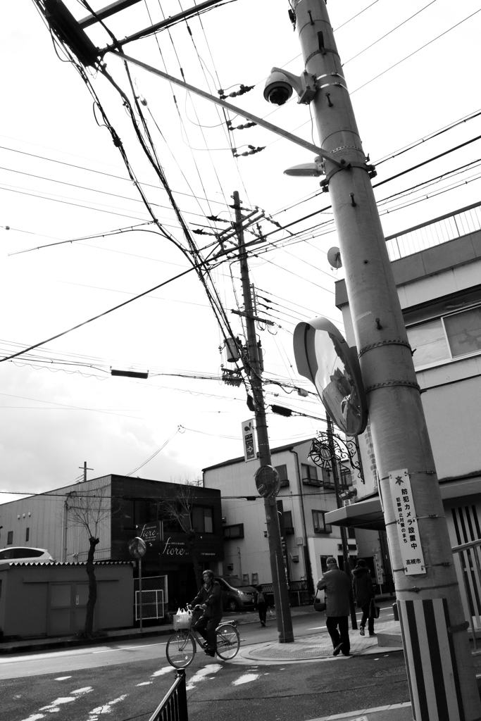 防犯カメラ動作中