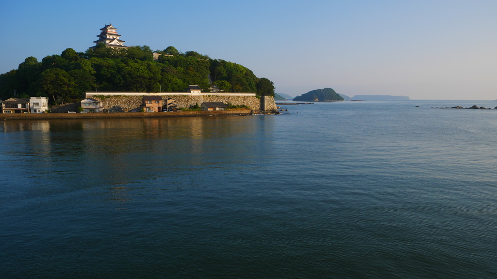 河口の城