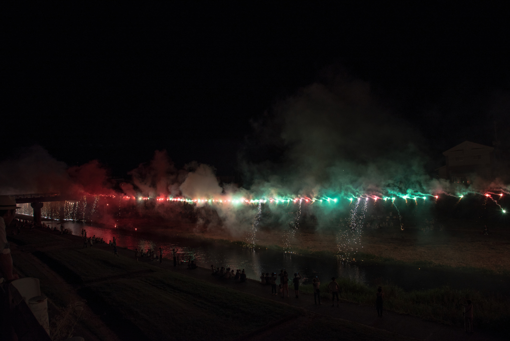 越後加茂川夏祭り 大花火大会