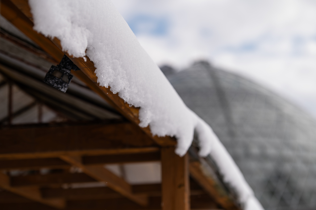 小さな雪庇