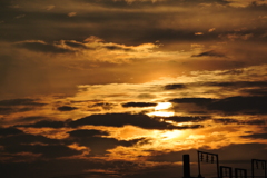 夕日