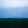 曇天の黄昏