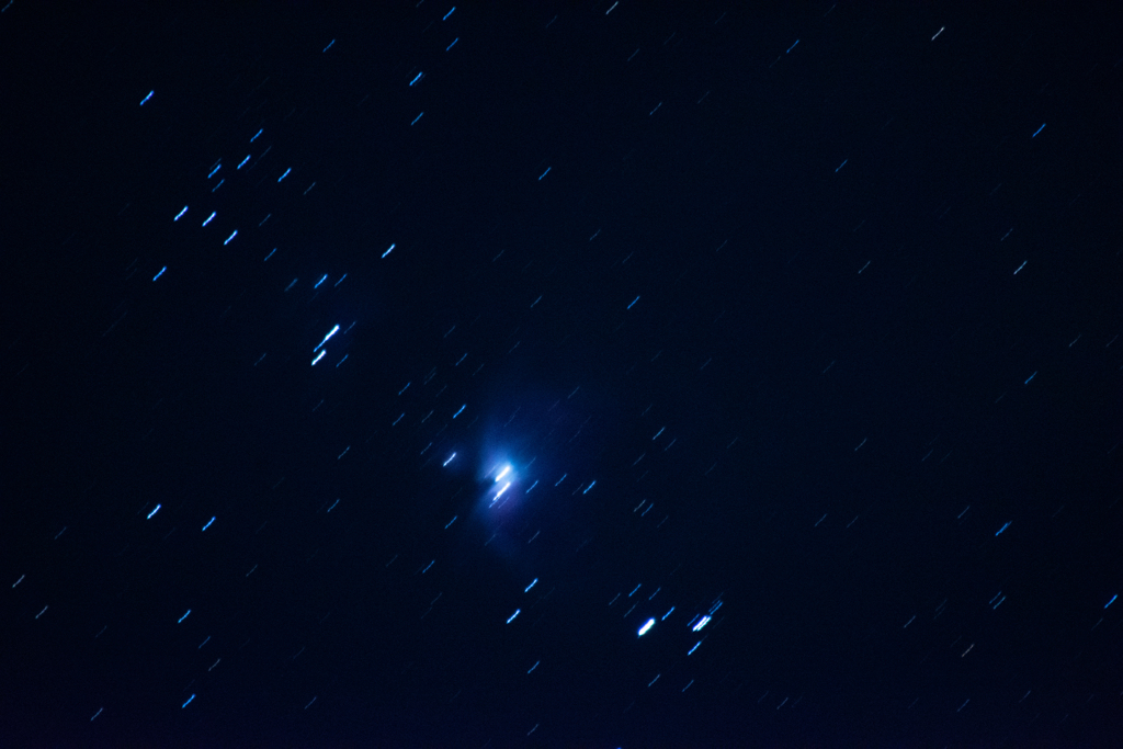 オリオン大星雲の光