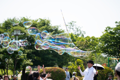 シャボン玉遊び