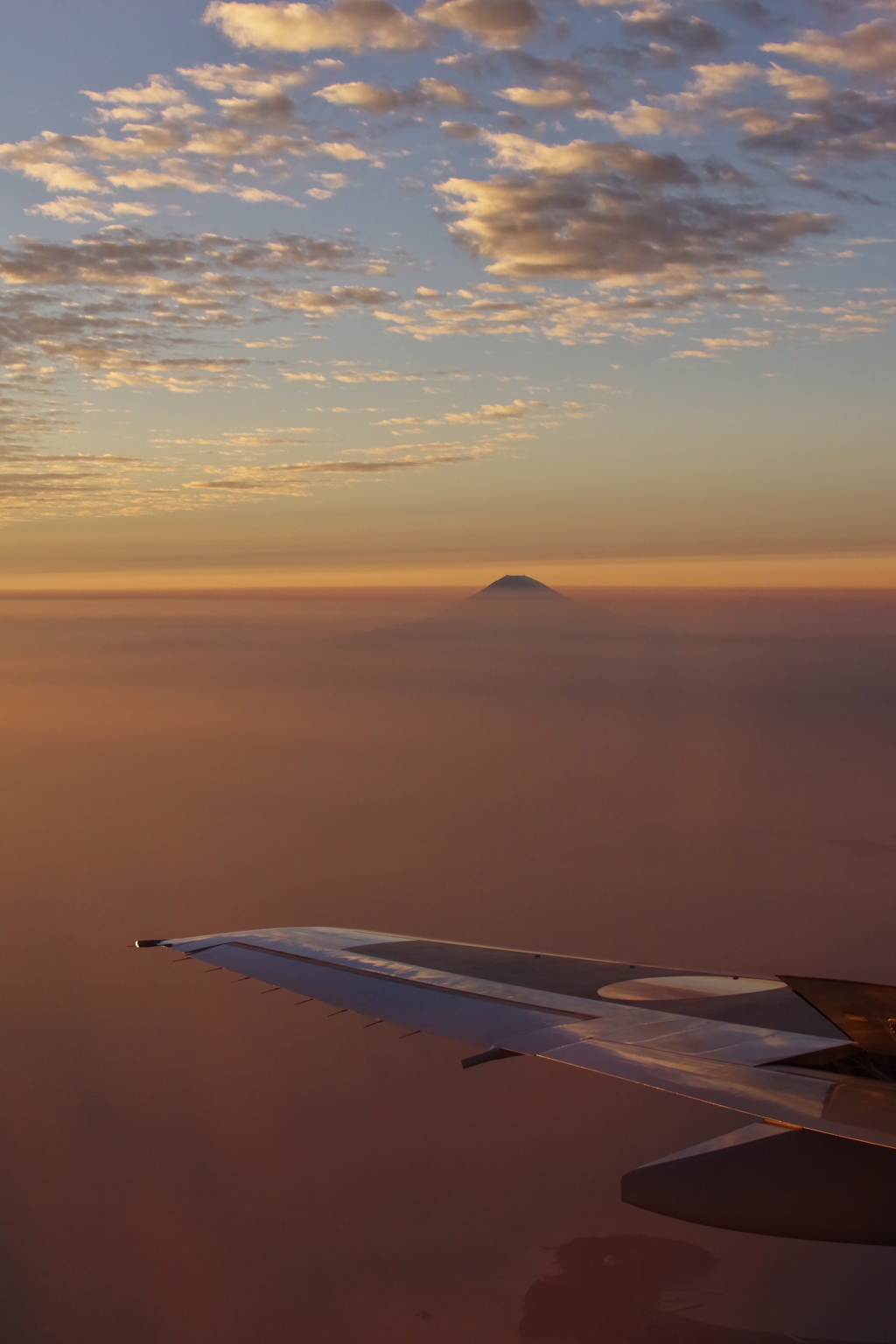 富士山　夕景