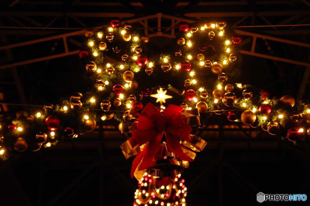 ディズニーランドのクリスマスツリー