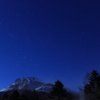富士山と星空