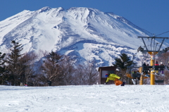 富士山滑走