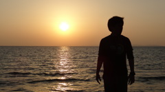 夕日