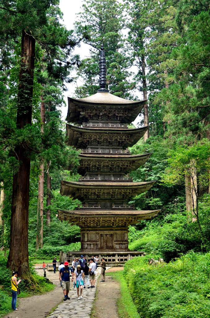 みちのく　五重塔