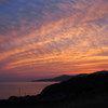 雲と夕焼けと