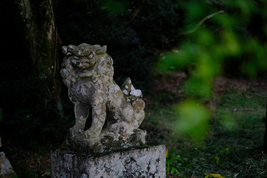 秋の奥の古刹