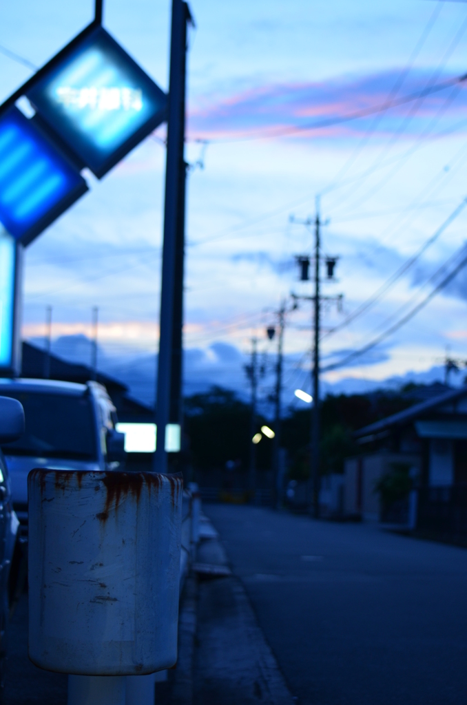夏の夕暮れ