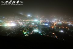 長崎夜景を眺めて