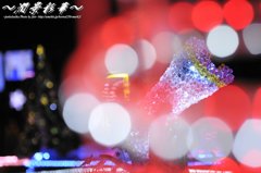 光の中のガラスの靴