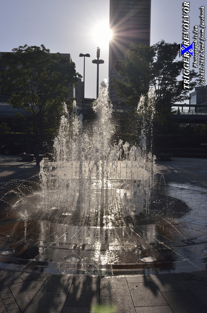 噴水のキラメキ