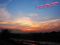 いつの日かの夕日