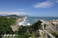 どこまでも続く砂浜