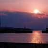 2020年2月1日三池港夕日航路