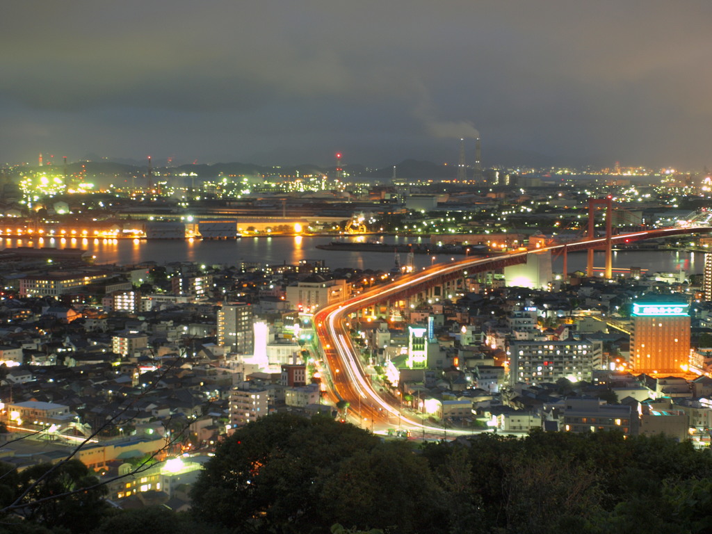 若戸大橋夜景２