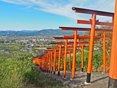 浮羽稲荷神社からの風景